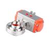 Buy cheap Food Grade Sanitary Stainless Steel 304/316l Pneumatic Actuated Welded Butterfly Valve High Temperature 2/3 inch from wholesalers