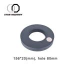 Y30BH Fe2O3 SrO Ferrite ring Speaker Magnet Parts for sale , Block Magnets