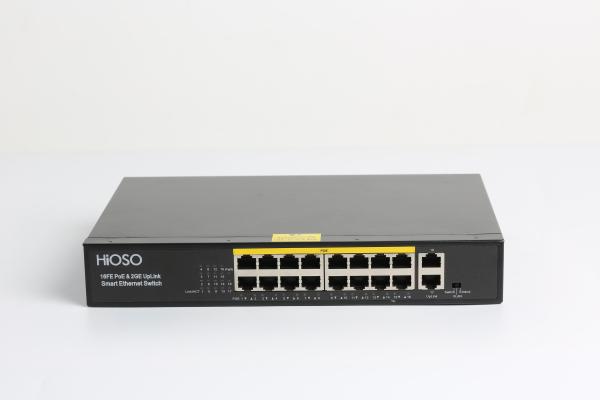 Buy cheap 18 Ports Non Standard PoE Switch 16 100M PoE Ports + 2 1000M Uplink Ports from wholesalers