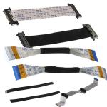 80mm 36AWG Strip FFC Flexible Flat Cable 20P Explosion-Proof Electronic