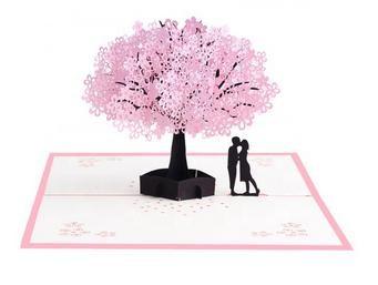 Buy cheap 3D Colorful Paper Greeting Card Biodegradable For Holiday Decoration / Gift from wholesalers