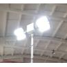 Buy cheap 12m pneumatic telescopic mast lighting tower 6x120W LED mounted for fire tender lighting tower from wholesalers