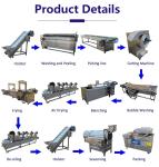 Advanced Snack Food Production Line for Fresh Frozen French Fries Sticks 2 KG