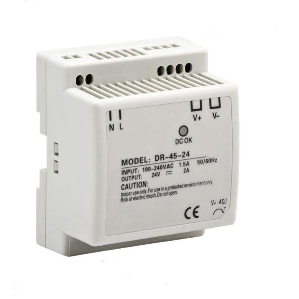 Buy cheap DR-45-15 single output DIN rail power supply 42W 15V 2.8A from wholesalers