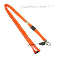 Buy cheap Custom wholesale tubular polyester lanyard with ABS detachable buckle, RoHS CE product