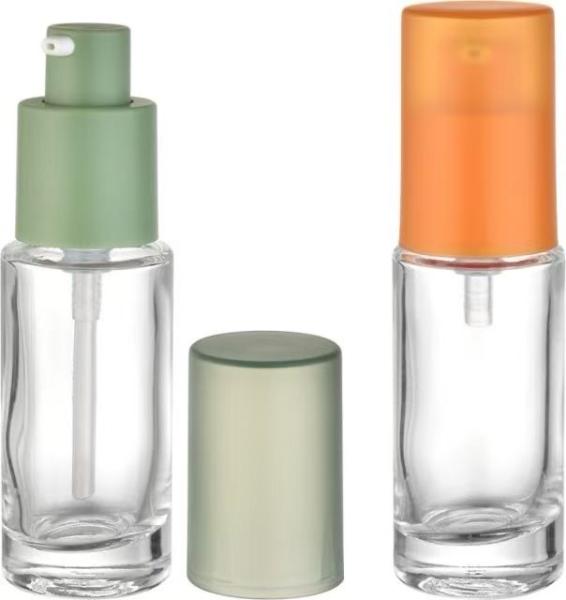Buy cheap Controlled Dispensing 0.25ml Dosage Cosmetic Airless Pump Bottle With PP Cap from wholesalers
