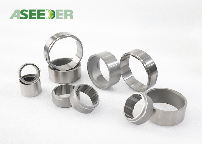 Sliver Color Tungsten Carbide Sleeve Bearing Bushing High Surface Roughness