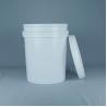 Buy cheap 20 Liter Oil Tank Round Plastic Bucket With Spout Lid And Handle from wholesalers
