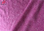 150gsm 100% Polyester Weft Knitted Fabric Melange Single Jersey Fabric