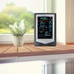 OEM Outdoor Temperature And Humidity Sensor Color Screen Weather Station With