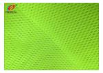 Polyester Mesh Fluorescent Material Fabric High Visibility For Safety Vest