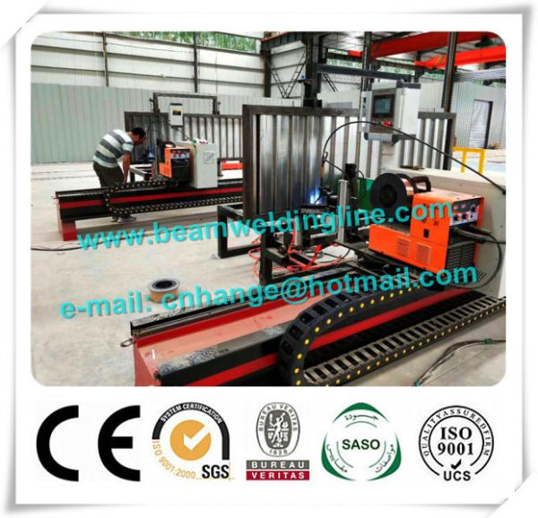 Quality Automatic H Beam Welding Line , Corrugated Web Beam Welding Machine for sale