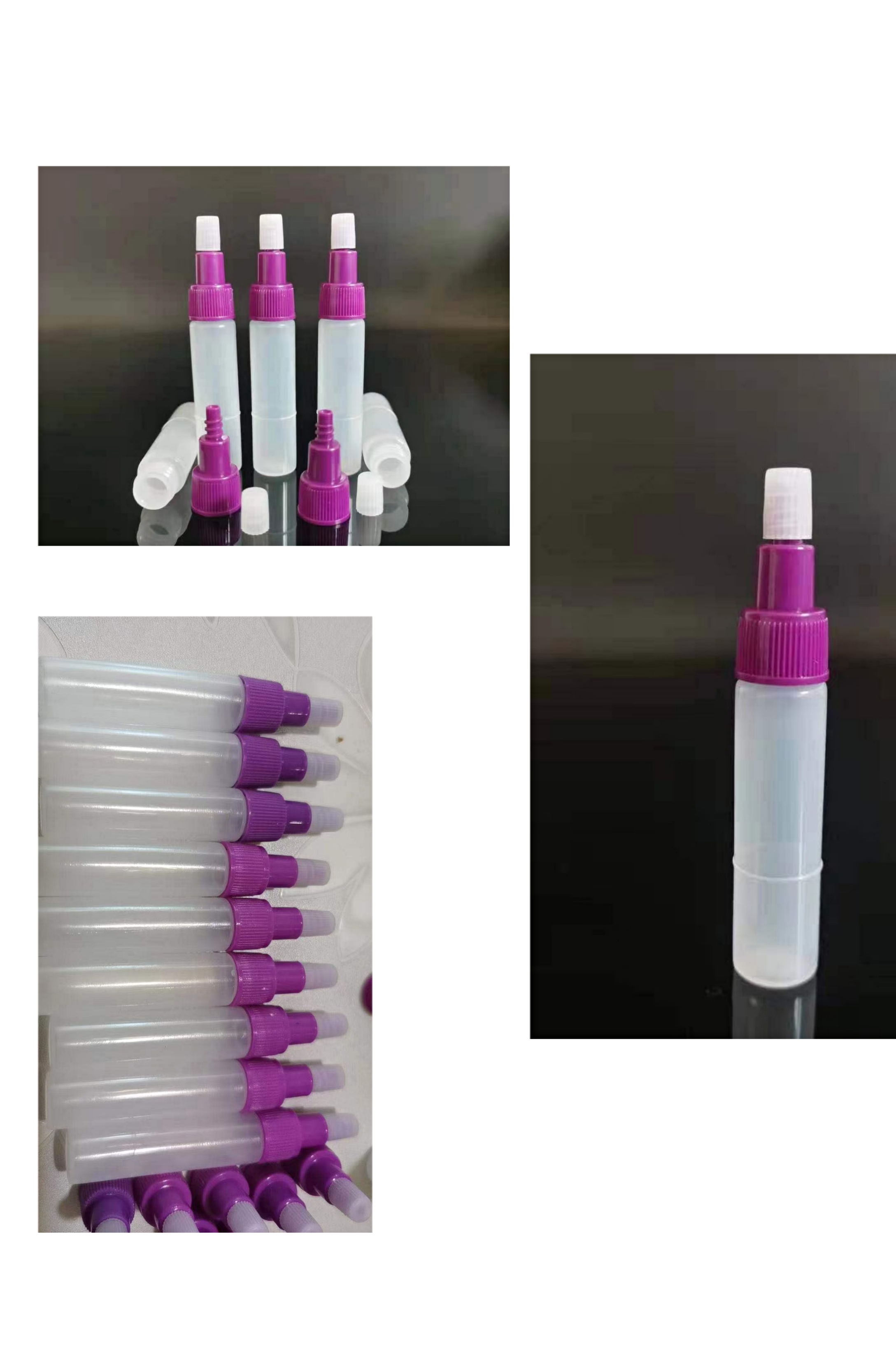 8ml ISO9001 Plastic Reagent Bottles PP Small Plastic Spray Bottles