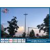 Buy cheap Hot Dip Galvanised High Mast Light Pole For Commercial Area With Lifting System from wholesalers