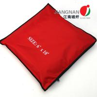 Buy cheap 1.0mm Fiberglass Welding Blanket Heat Resistance 6x8ft product