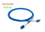 Armoured Duplex Fiber Optical Patch Cord Indoor 3.0 SOS DX LC/UPC Connector