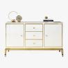 Buy cheap Wooden Hotel White Bedside Cabinets , Side Cabinets For Living Room from wholesalers
