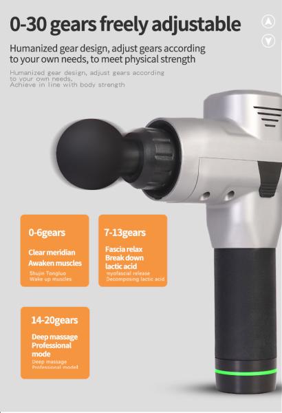 Buy cheap 4 Heads 5 Speed Cordless And Rechargeable Compact Power Massager from wholesalers