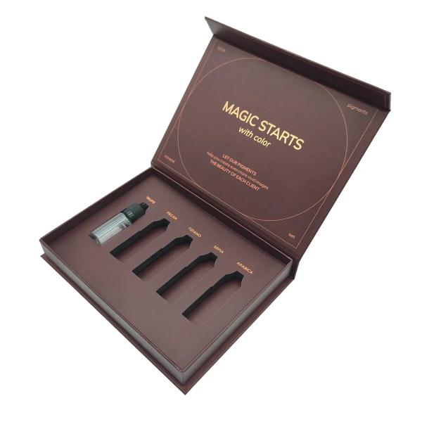 Buy cheap Custom Logo Flip Top Magnetic Box Beauty Makeup Paper Boxes Cosmetics Packaging Gift Box from wholesalers