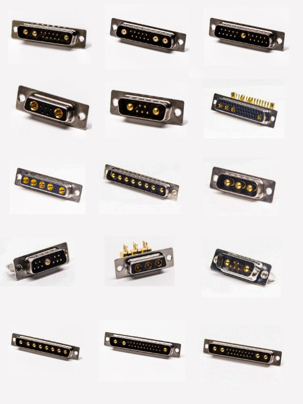 waterproof ip67 db25 connector d-sub 25 Position plug male Soc connector solder hold on 5amps for cable assembly