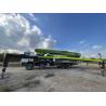 Buy cheap 2.6mm Vibrating Amplitude Green 2013 56m Zoomlion Mounted Concrete Boom Pump Truck from wholesalers