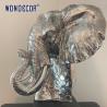 Buy cheap 3D Elephant Head Sculpture Stainless Steel High Durability from wholesalers