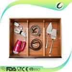 adjustable organizers bamboo wooden drawer dividers wholesale