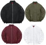 Anti Shrink Mens Casual Bomber Jackets , Zipper Sleeve Plain Bomber Jackets