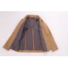Buy cheap 57% Cotton 43% Liene Ladies Casual Khaki Blazer from wholesalers