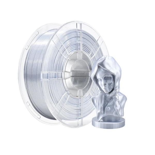 Buy cheap 3D Printer Filament Net Weight 1kg 1.75mm Silk Light Silver PLA Filament from wholesalers