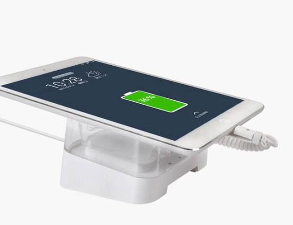 COMER retractable cable mobile phone stand holder for retailer display Anti