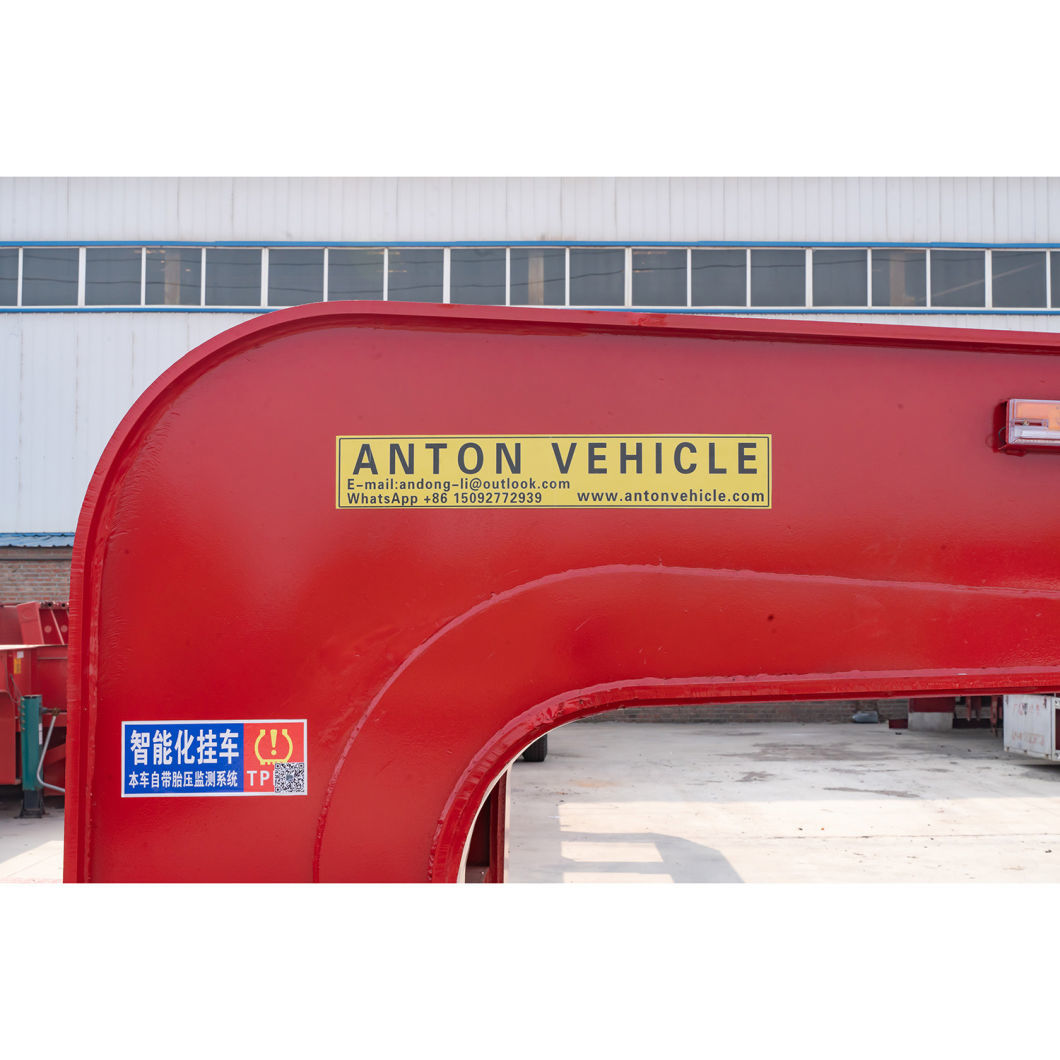 Three-Axle, Four-Axle and Five-Axle Construction Machinery Transportation Low-Bed Semi-Trailer