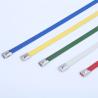Buy cheap Colorful Reusable Stainless Steel Cable Ties Mini Type Epoxy Coated from wholesalers