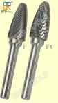 F type Arch Ball Nose Shape tungsten carbide burrs for metal finishing and