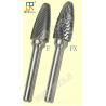 Buy cheap F type Arch Ball Nose Shape tungsten carbide burrs for metal finishing and milling from wholesalers