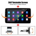 Universal 10.1 Inch Rotatable Android Auto Radio Car Audio Bluetooth 1Din