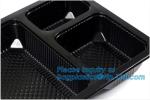 OEM and ODM custom plastic 2100ml pp 4 compartment plastic food box,disposable
