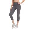 Buy cheap 80%Nylon Women Yoga Workout capris Leggings Tights With Waist Pocket from wholesalers