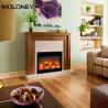 Buy cheap 30inch TV Stand Electric Fireplace 3 Dimming Cold Rolled Iron Tempered Glass from wholesalers