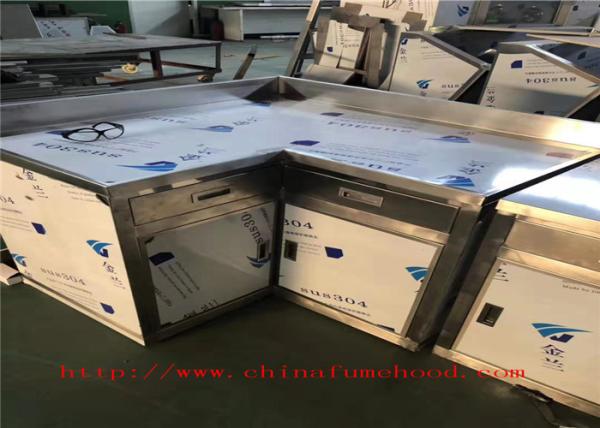 Buy cheap L*D70*H900 MM White Stainless Steel Lab Tables Stainless Steel Lab Furniture from wholesalers