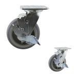 5x2 Inch 506LBS Top Plate Swivel Lock Ball Bearing Casters