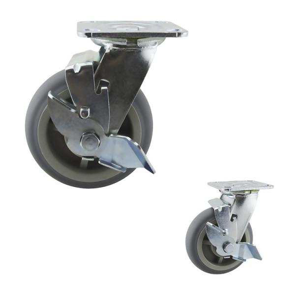 Buy cheap 5x2 Inch 506LBS Top Plate Swivel Lock Ball Bearing Casters from wholesalers