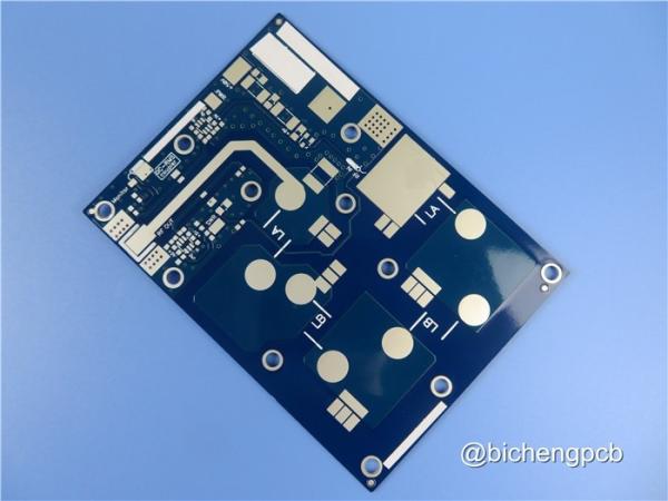 Quality RF-45 Immersion Silver 30mil RF PCB Board With Blue Solder Coating for sale