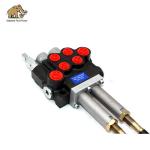 3600 Psi Hydraulic Directional Valve 2 Spool Hydraulic Control BSPP