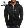 Buy cheap Cropped Moletons Hooded Fitness Slim Fit Jogger Sweat-shirt Bluza Casual Zipper Sweatshirts Mens Outerwear Pullover from wholesalers