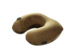 outdoor product U Shape Inflatable Car Pillow Airplane Neck Pillow blue pillow