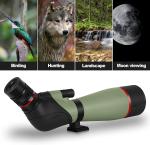 BAK4 Prism Sniper Spotting Scope 20-60X80 HD For Birding Spotting Wildlife
