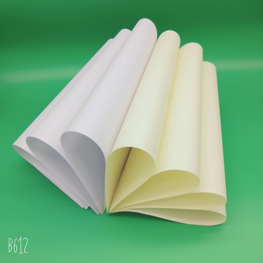 Wood Pulp Bond Paper 68/78/98/118gsm Sheet or Reel Package Cream Color from Baiyun Mill