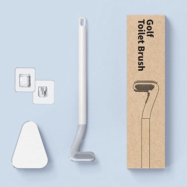 Buy cheap Pvc Long Handled Toilet Brush Golf Silicone No Dead End Cleaning from wholesalers