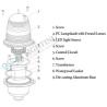 Buy cheap IP67 FAA L810 AC220V LED Aviation Obstruction Light from wholesalers
